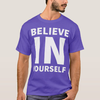 T-shirt Croyez en vos citations de motivation vintage
