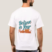 T-shirt Croyez en votre potentiel (Dos)