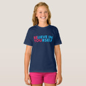 T-shirt Croyez en vous (Devant entier)