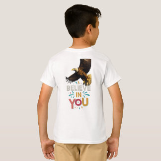 T-shirt Croyez en vous" Majestic Eagle design