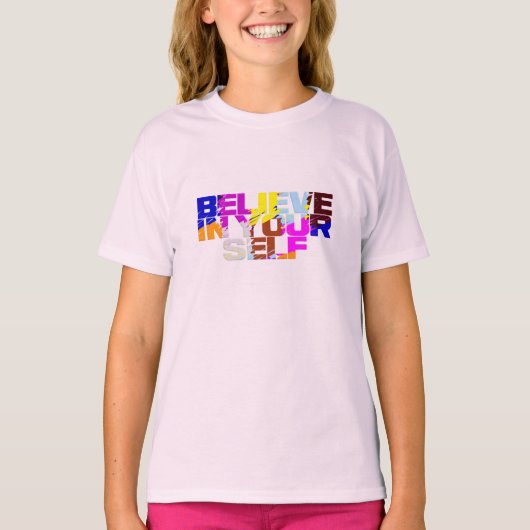 T-shirt Croyez En Vous-Même (Devant)