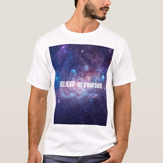 T-shirt Croyez en vous-même (Devant)