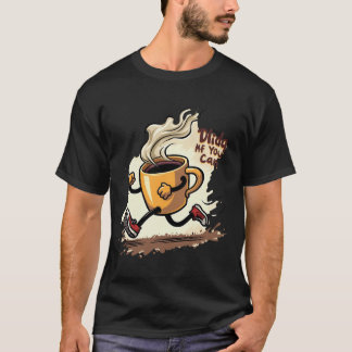 T-shirt Croyez en vous | Tasse à café énergique pour coure