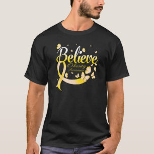T-shirt Croyez Papillon de sensibilisation à l'obésité