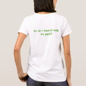T-shirt Croyez-vous à l'amour à la première vue ? (Dos)