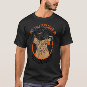 T-shirt Croyez-Vous En La Mooogie Vache De Paysan Moo Hall