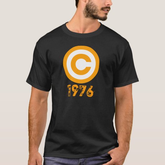 T-shirt Cru 1976 de Copyright (Devant)