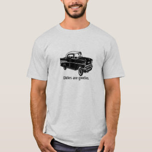 T-shirt Cru Chevy 1957 avec le texte personnalisable