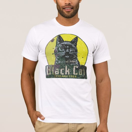 T-shirt Cru de chat noir (Devant)