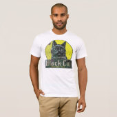 T-shirt Cru de chat noir (Devant entier)