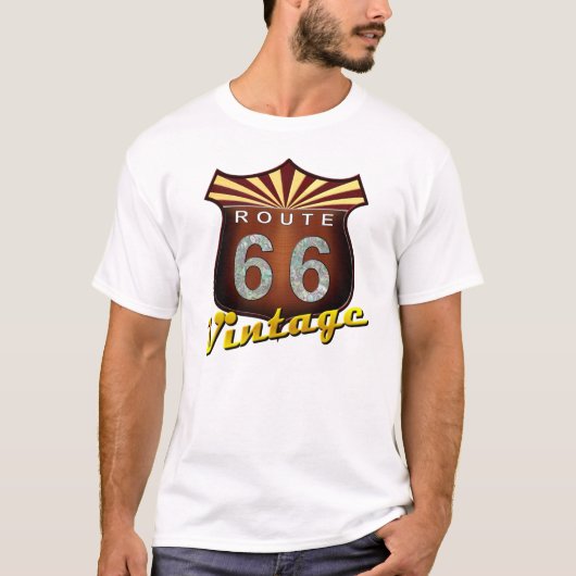 T-shirt Cru de l'itinéraire 66 (Devant)
