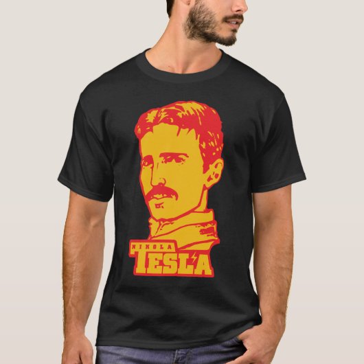 T-shirt Cru de Nikola Tesla (Devant)