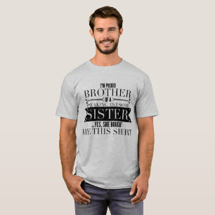 T-shirt Cru impressionnant décontracté noir gris de soeu