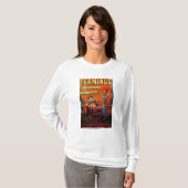 T-shirt Cru PosterEurope d'absinthe de terminus (Devant entier)