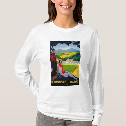 T-shirt Cru PosterEurope de Honore Les Bains (Devant)