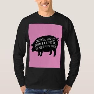 T-shirt Cruauté végétale Libérez les militants des droits 
