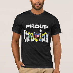 T-shirt Crucian fier