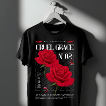 Cruel Grace Roses Rouges Graphique Gothique