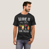 T-shirt Cruise Blame It Sur Le Forfait Boisson (Devant entier)