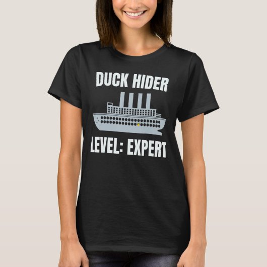 T-shirt Cruise Duck Hider Niveau Expert Crubber D (Devant)