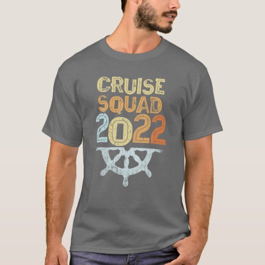 T-shirt CRUISE SQUAD 2022 Sea Vacation Spring Break Ship T (Devant)