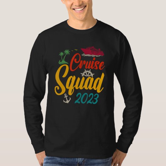 T-shirt Cruise Squad 2023 Family Matching Group Squad Quot (Devant)