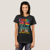 T-shirt Cruise Squad 2026 Family Group Matching Summer Vac (Devant entier)