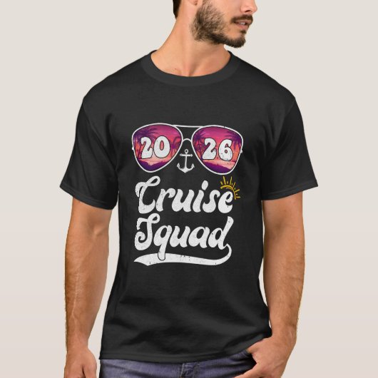 T-shirt Cruise Squad 2026 Trip Vacation Family Matching Gr (Devant)