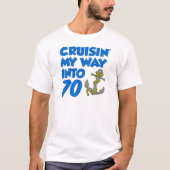 T-shirt Cruisin ma manière dans 70 (Devant)