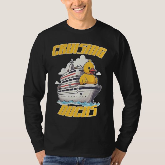 T-shirt Cruising Ducks fun rubber duck finding game on cru (Devant)