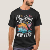 T-shirt Cruising Into 2026 New Years Eve Party Matching Fa (Devant)