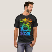 T-shirt Cruising Into New Year 2026 Lgbtq Pride Cruise Cel (Devant entier)