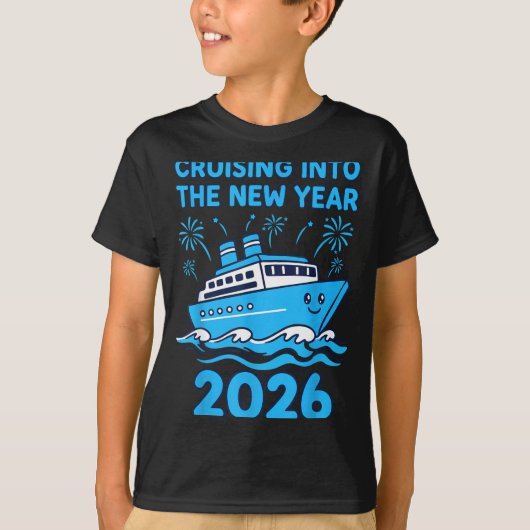 T-shirt Cruising Into The New Year 2026 Celebration  (Devant)