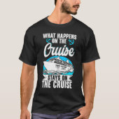 T-shirt Cruising Vacation Cruise (Devant)