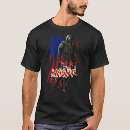T-shirt Crusader I Fear No Evil Knight Templar Warrior Of (Devant)