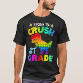 T-shirt Crush 1Er Grade Dinosaure Pop It Fidget Retour À S (Devant)