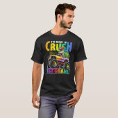 T-shirt Crush 1st Grade Dinosaur Monster Truck Back to Sch (Devant entier)