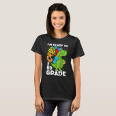 T-shirt Crush 2nd Grade Rex Dinosaur Back To School Boys K (Devant entier)