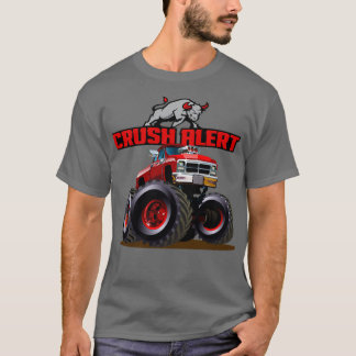 T-shirt Crush Alert Monster Truck Race