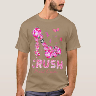 T-shirt Crush Breast Cancer Awareness Pink Ribb