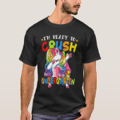 T-shirt Crush Kindergarten Dabbing Unicorne Retour À L'Éco (Devant)