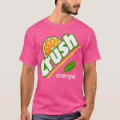 T-shirt Crush orange (Devant)