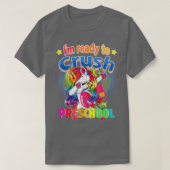 T-shirt Crush Preschool Unicorn Back to School Girls (Design devant)