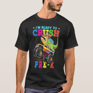 T-shirt Crush PrK Dinosaur équitation Monster Camion Retou