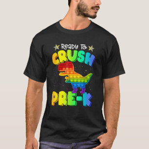 T-shirt Crush PrK Dinosaur Pop It Fidget Retour À L'École