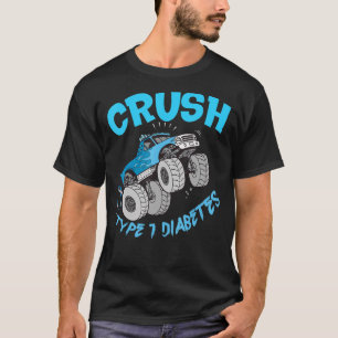 T-shirt Crush Type 1 Sensibilisation au diabète Camion Rib