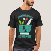 T-shirt Crusher It Pharmacy Technician Pharmacist (Devant)