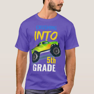 T-shirt Crushing into 5th Grade Kidx27s Monster Truck Love