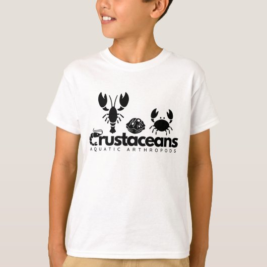 T-shirt Crustacés - Arthropodes Aquatiques (Devant)