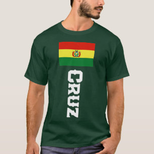 T-shirt Cruz Nom Bolivie Pour Hommes, Femmes, Enfants 